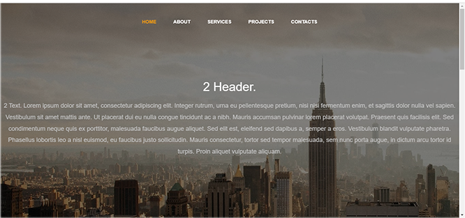 Site template C for Site Creator